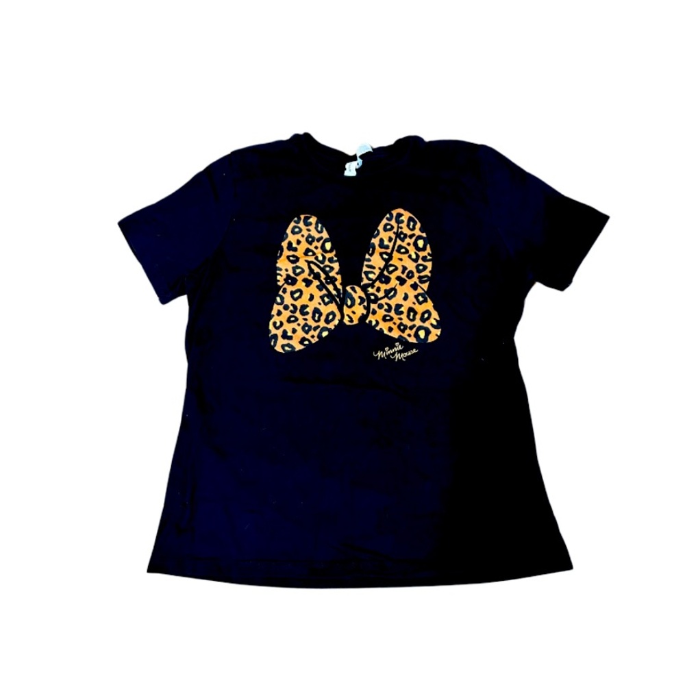 Disney Leopard Minnie Mouse Tshirt Size Large